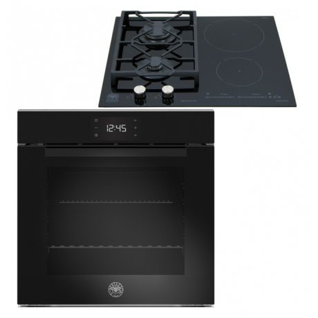 BERTAZZONI FMOD6115PLB2 + P65 2I LAG SF VN Σετ Εντοιχισμού Φούρνος πυρολυτικός & Εστία Μικτή